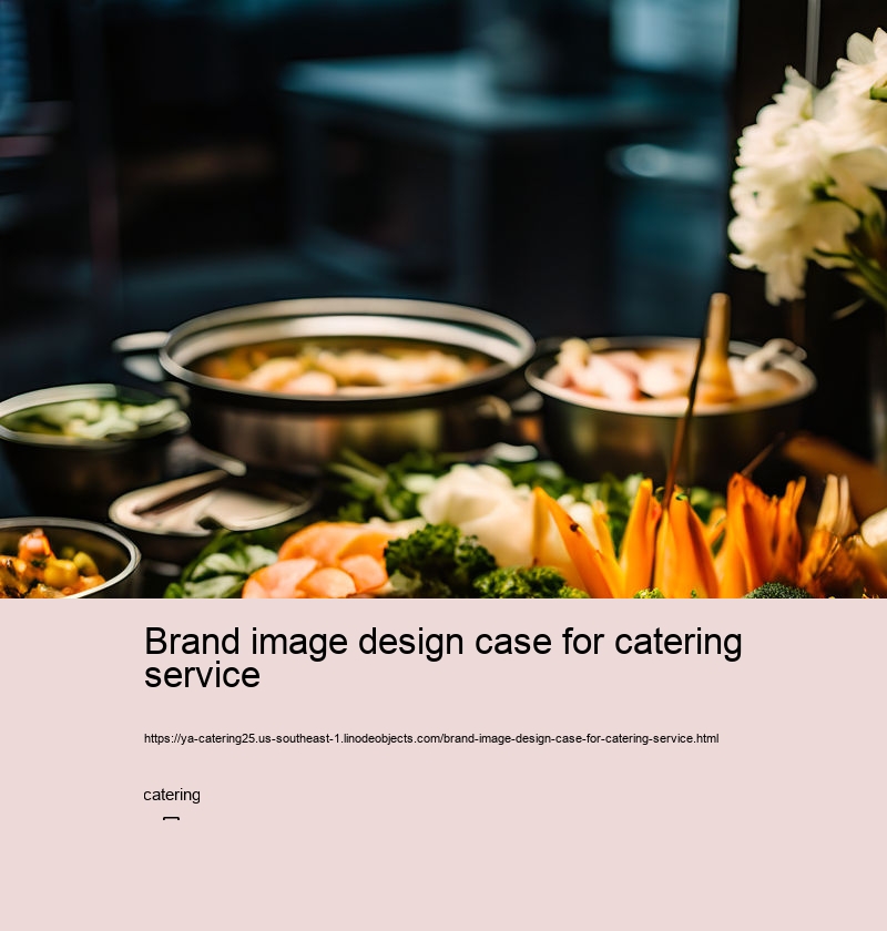 Brand image design case for catering service